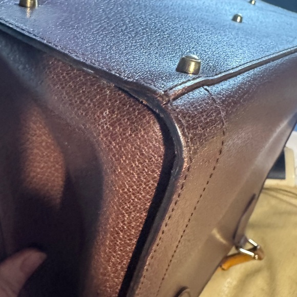 Gucci Diana Large Vintage Bamboo tote in Brown - Picture 15 of 16